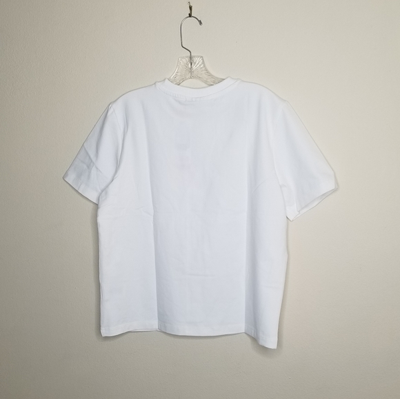 FILA Multicolor Logo Jersey White Shirt - Picture 6 of 6